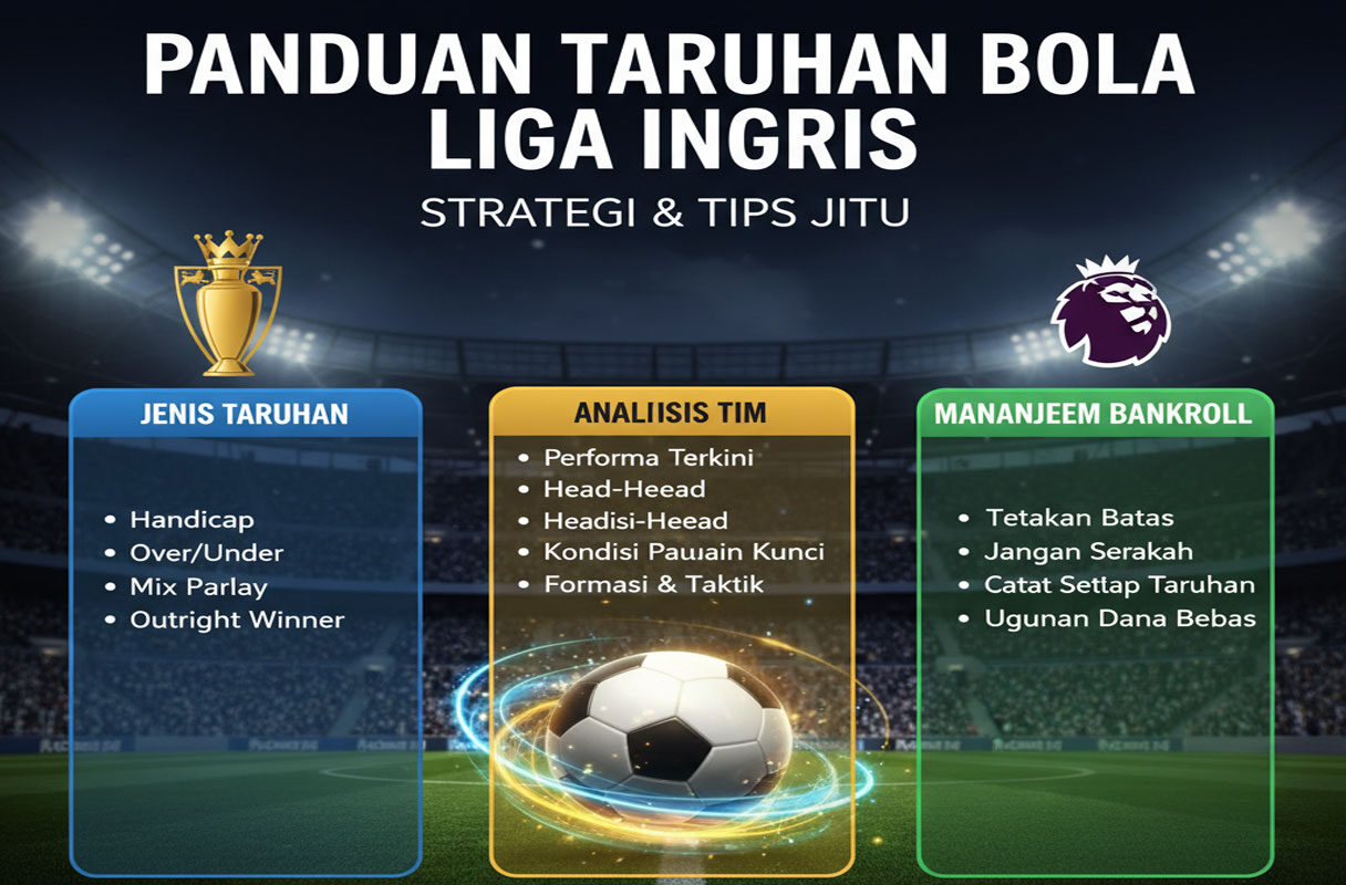 Panduan Taruhan Bola Liga Inggris