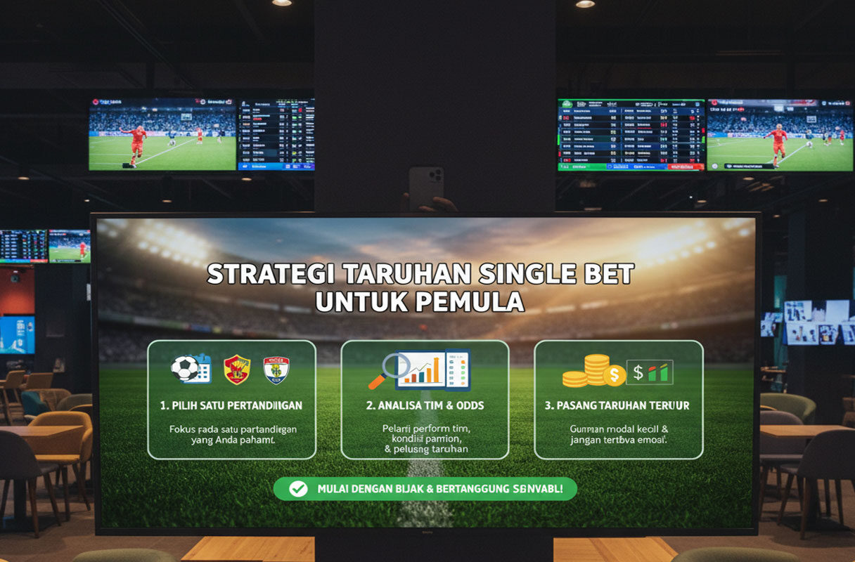 Strategi Taruhan Single Bet untuk Pemula